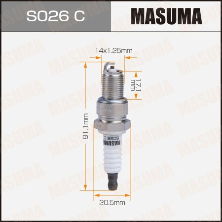 Spark plug nickel BPR6ES-11(4824) Masuma, S026C