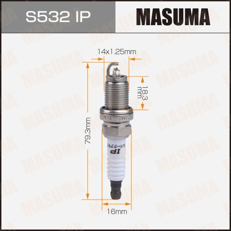 Spark plug Masuma iridium+platinum HB6AIX-11P, S532IP