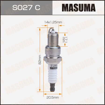 Spark plug nickel BPR5EY (2828) Masuma, S027C