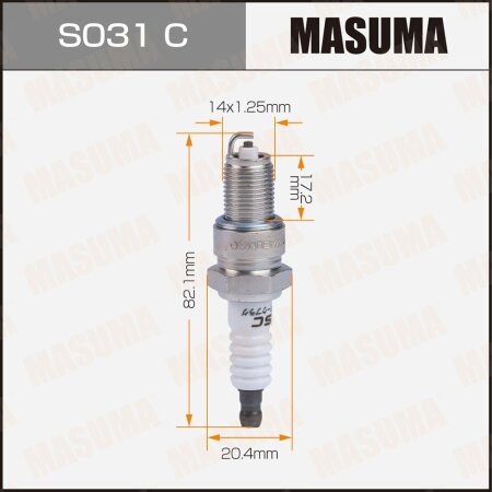 Spark plug nickel BPR5EY-11 (3028) Masuma, S031C