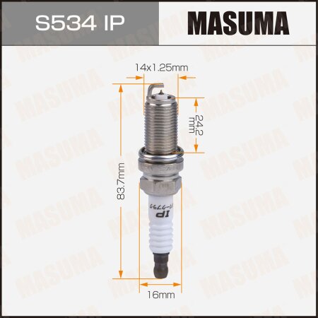 Spark plug Masuma iridium+platinum PLFR5A-11, S534IP