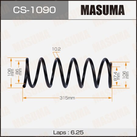 Coil spring Masuma, CS-1090