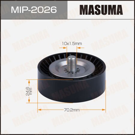 Drive belt idler pulley Masuma, MIP-2026