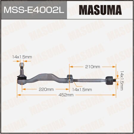Tie rod end kit Masuma, MSS-E4002L