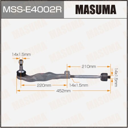 Tie rod end kit Masuma, MSS-E4002R
