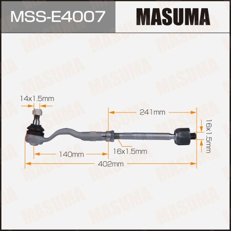 Tie rod end kit Masuma, MSS-E4007