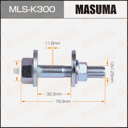 Camber adjustment bolt Masuma, MLS-K300