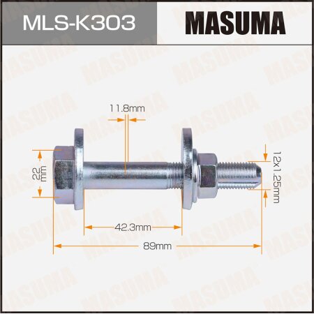 Camber adjustment bolt Masuma, MLS-K303