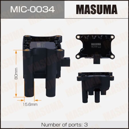 Ignition coil Masuma, MIC-0034