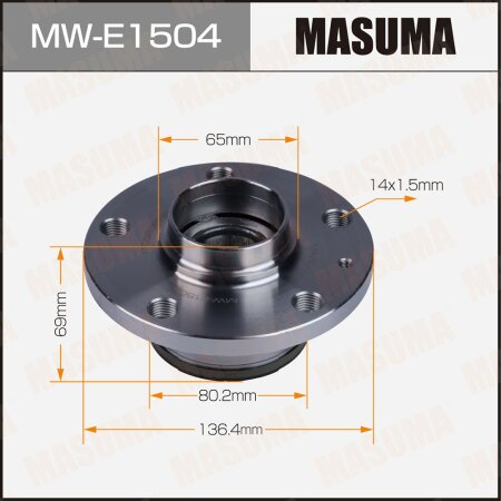 Wheel hub assembly Masuma, MW-E1504