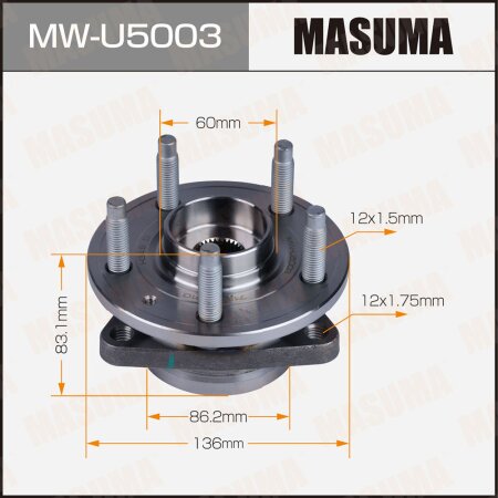 Wheel hub assembly Masuma, MW-U5003