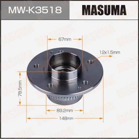 Wheel hub assembly Masuma, MW-K3518