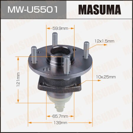 Wheel hub assembly Masuma, MW-U5501