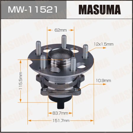 Wheel hub assembly Masuma, MW-11521