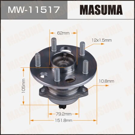 Wheel hub assembly Masuma, MW-11517