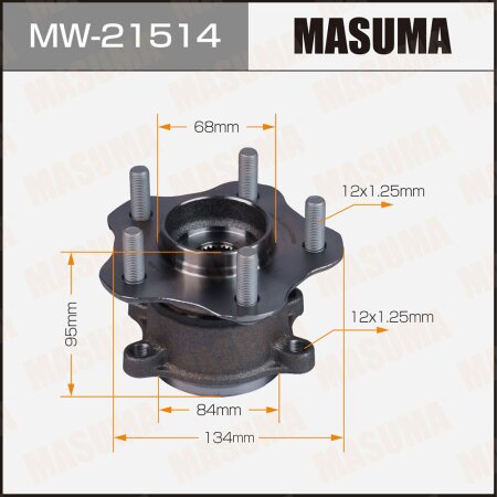 Wheel hub assembly Masuma, MW-21514