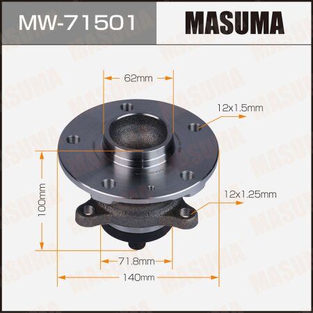 Wheel hub assembly Masuma, MW-71501