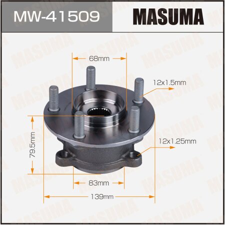 Wheel hub assembly Masuma, MW-41509