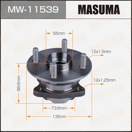 Wheel hub assembly Masuma, MW-11539