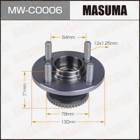 Wheel hub assembly Masuma, MW-C0006