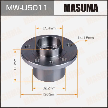 Wheel hub assembly Masuma, MW-U5011