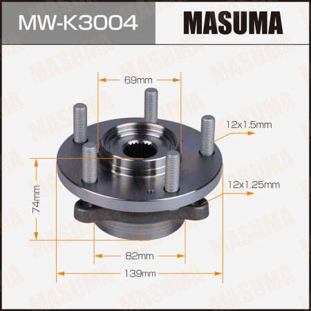 Wheel hub assembly Masuma, MW-K3004