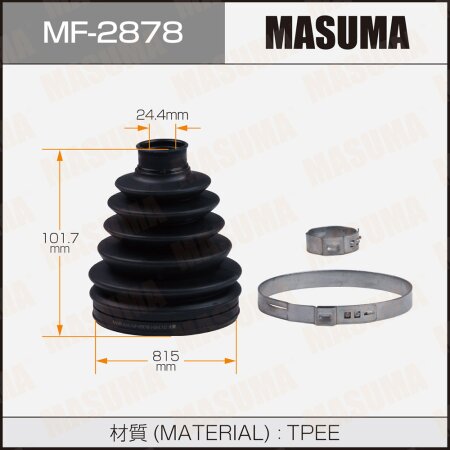 CV Joint boot Masuma (plastic), MF-2878