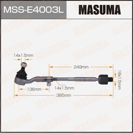 Tie rod end kit Masuma, MSS-E4003L