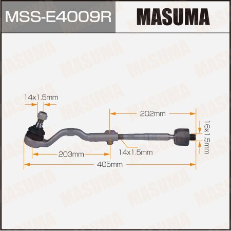 Tie rod end kit Masuma, MSS-E4009R