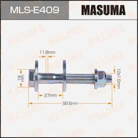 Camber adjustment bolt Masuma, MLS-E409