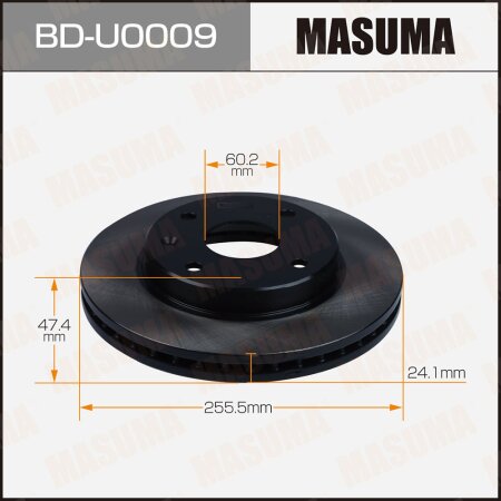 Brake disk Masuma, BD-U0009