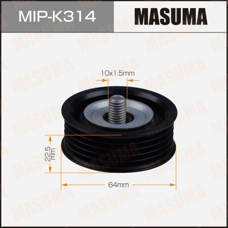 Drive belt idler pulley Masuma, MIP-K314