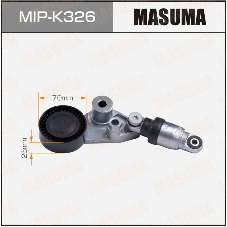 Drive belt tensioner pulley Masuma, MIP-K326