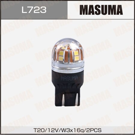 Bulbs Masuma, W21/5W (W3x16q, T20) 12V 21/5W (LED) bi-pin, L723