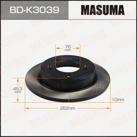 Brake disk Masuma, BD-K3039