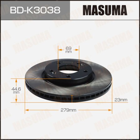 Brake disk Masuma, BD-K3038