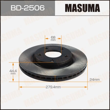 Brake disk Masuma, BD-2506