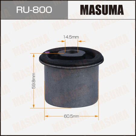 Silent block suspension bush Masuma, RU-800