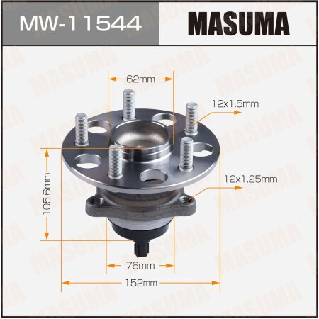 Wheel hub assembly Masuma, MW-11544