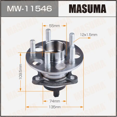 Wheel hub assembly Masuma, MW-11546