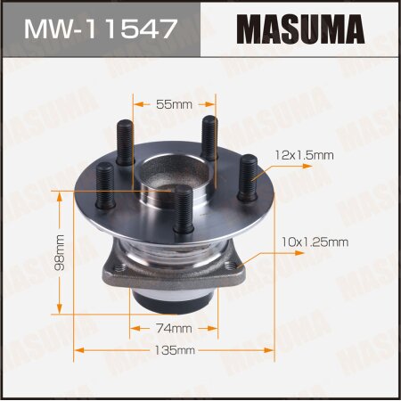 Wheel hub assembly Masuma, MW-11547