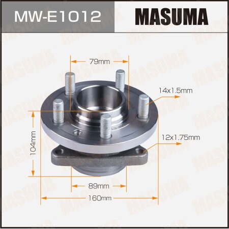 Wheel hub assembly Masuma, MW-E1012