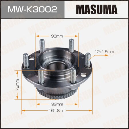 Wheel hub assembly Masuma, MW-K3002