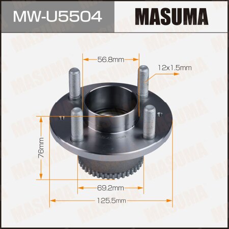 Wheel hub assembly Masuma, MW-U5504