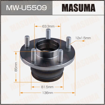 Wheel hub assembly Masuma, MW-U5509