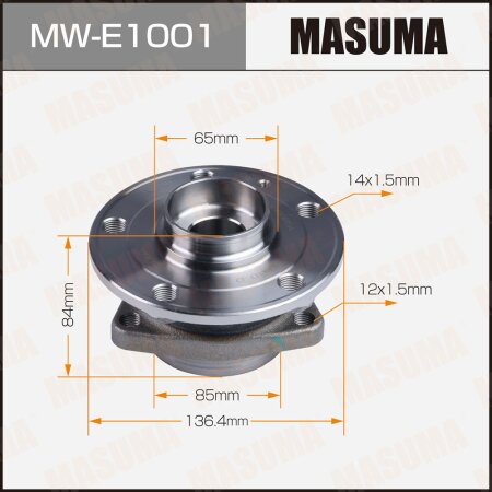 Wheel hub assembly Masuma, MW-E1001