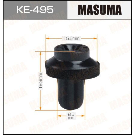 Retainer clip Masuma plastic, KE-495