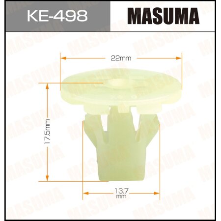 Retainer clip Masuma plastic, KE-498