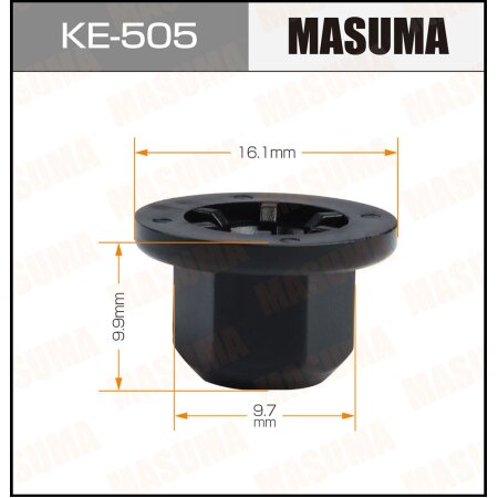 Retainer clip Masuma plastic, KE-505