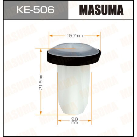 Retainer clip Masuma plastic, KE-506